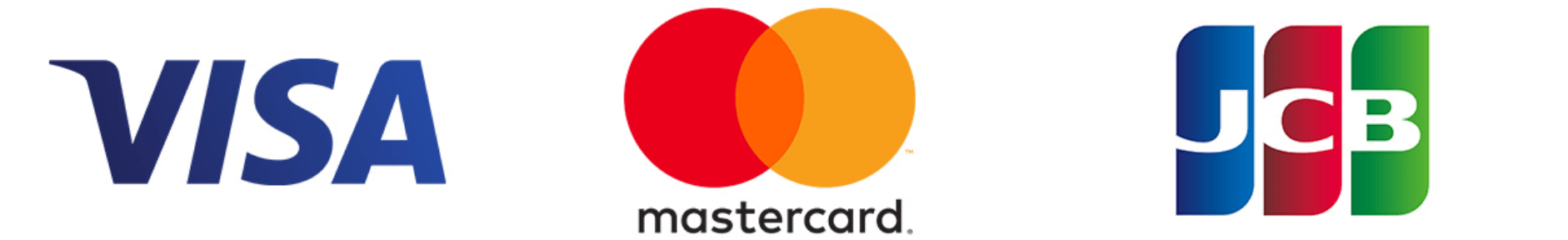 VISA mastercard JCB